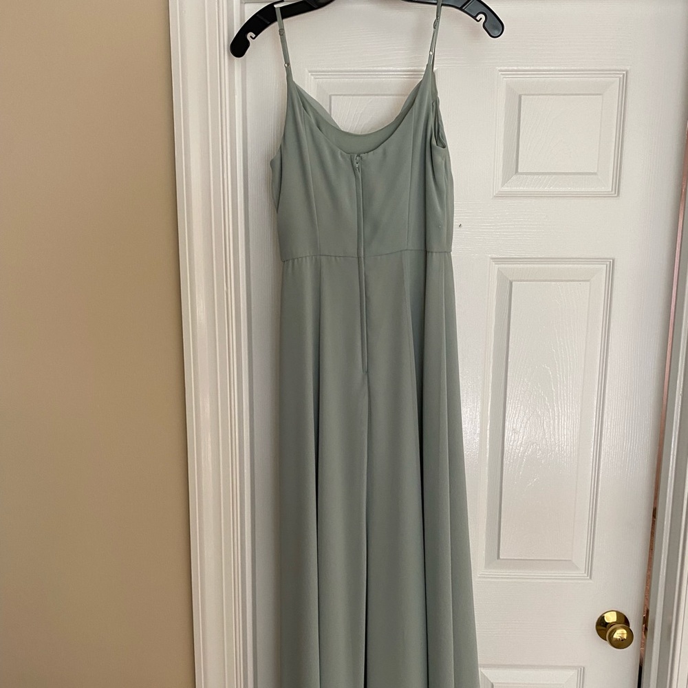 David’s bridal bridesmaid dress - Dusty Sage